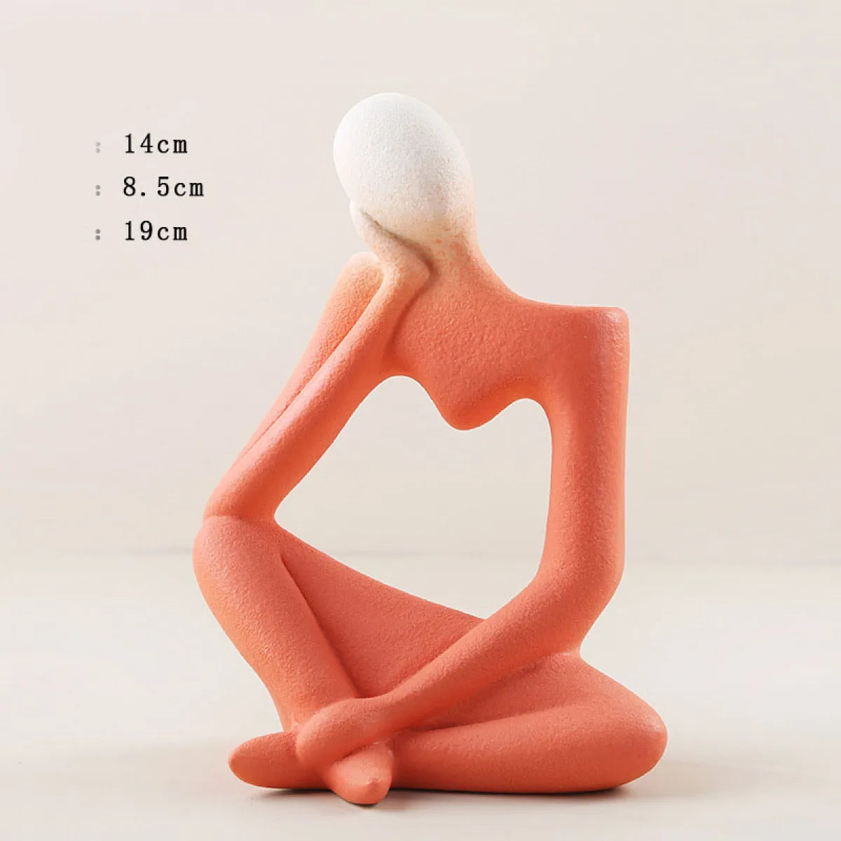 Matte Ceramic Abstract Vase Decor