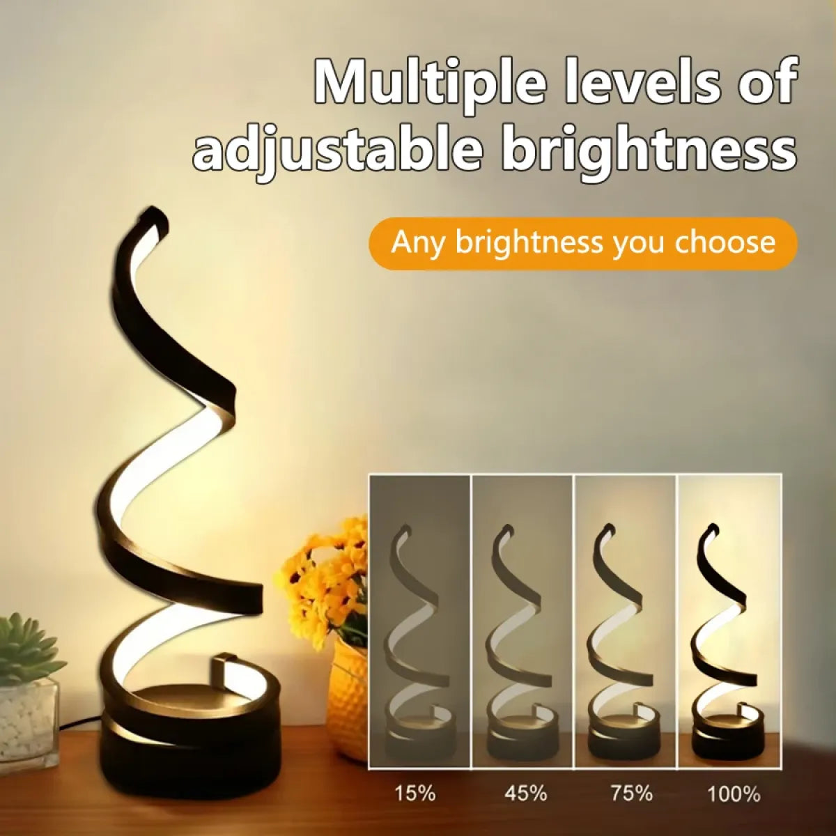 Creative Spiral LED Night Light