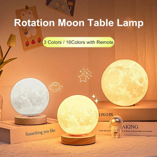 3D Magnetic Levitating Moon Lamp