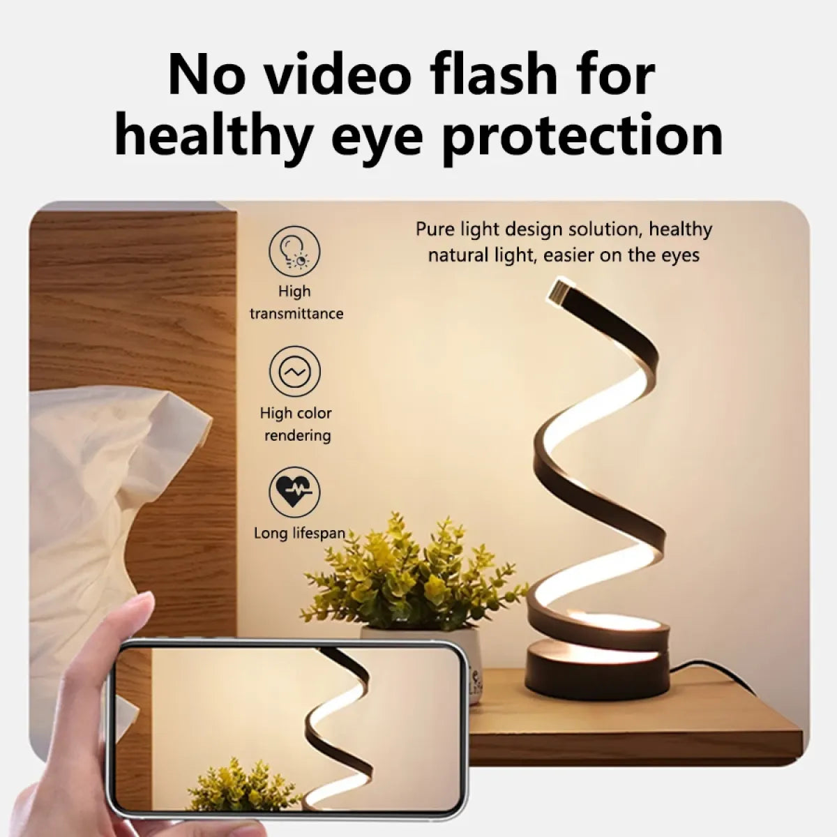 Creative Spiral LED Night Light