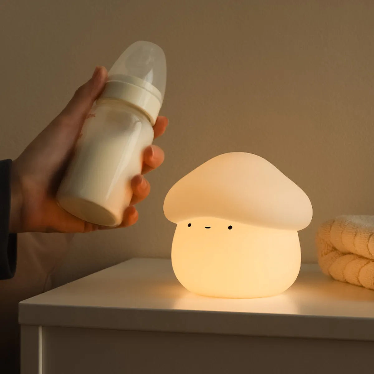 Small Mushroom Bedside Night Lamp