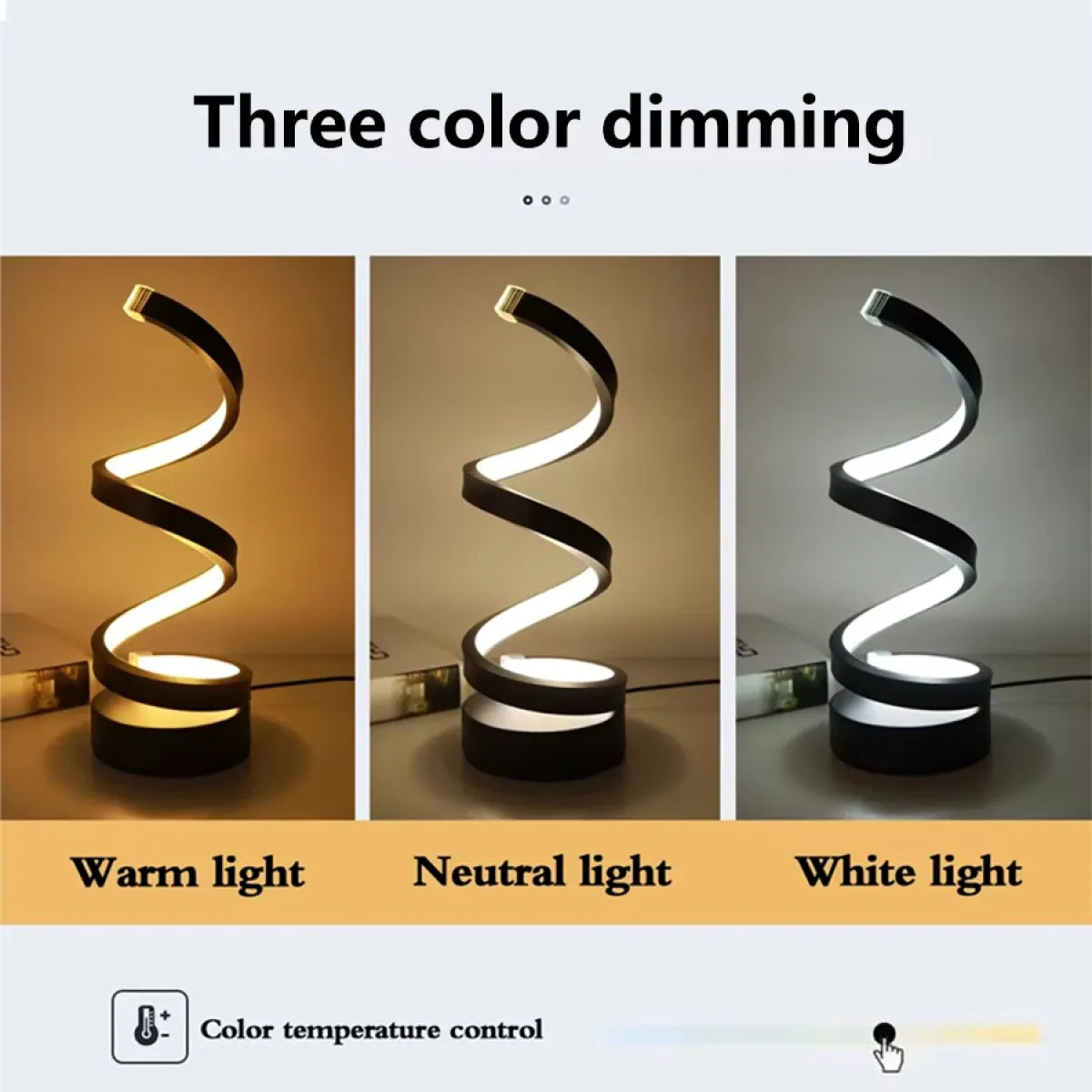 Creative Spiral LED Night Light