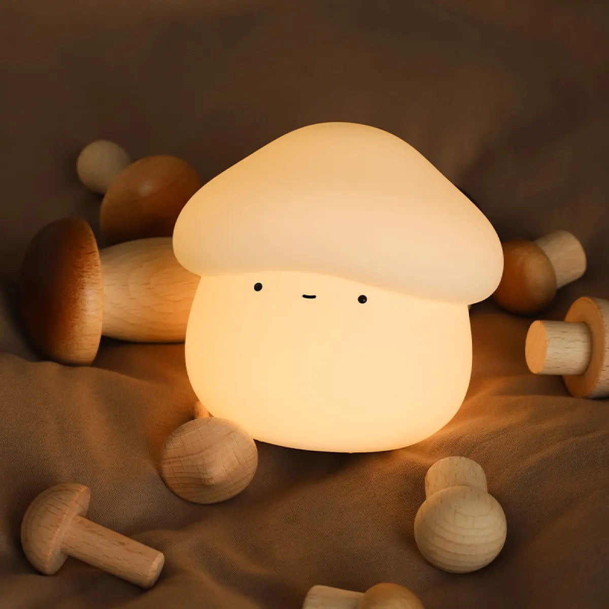 Small Mushroom Bedside Night Lamp