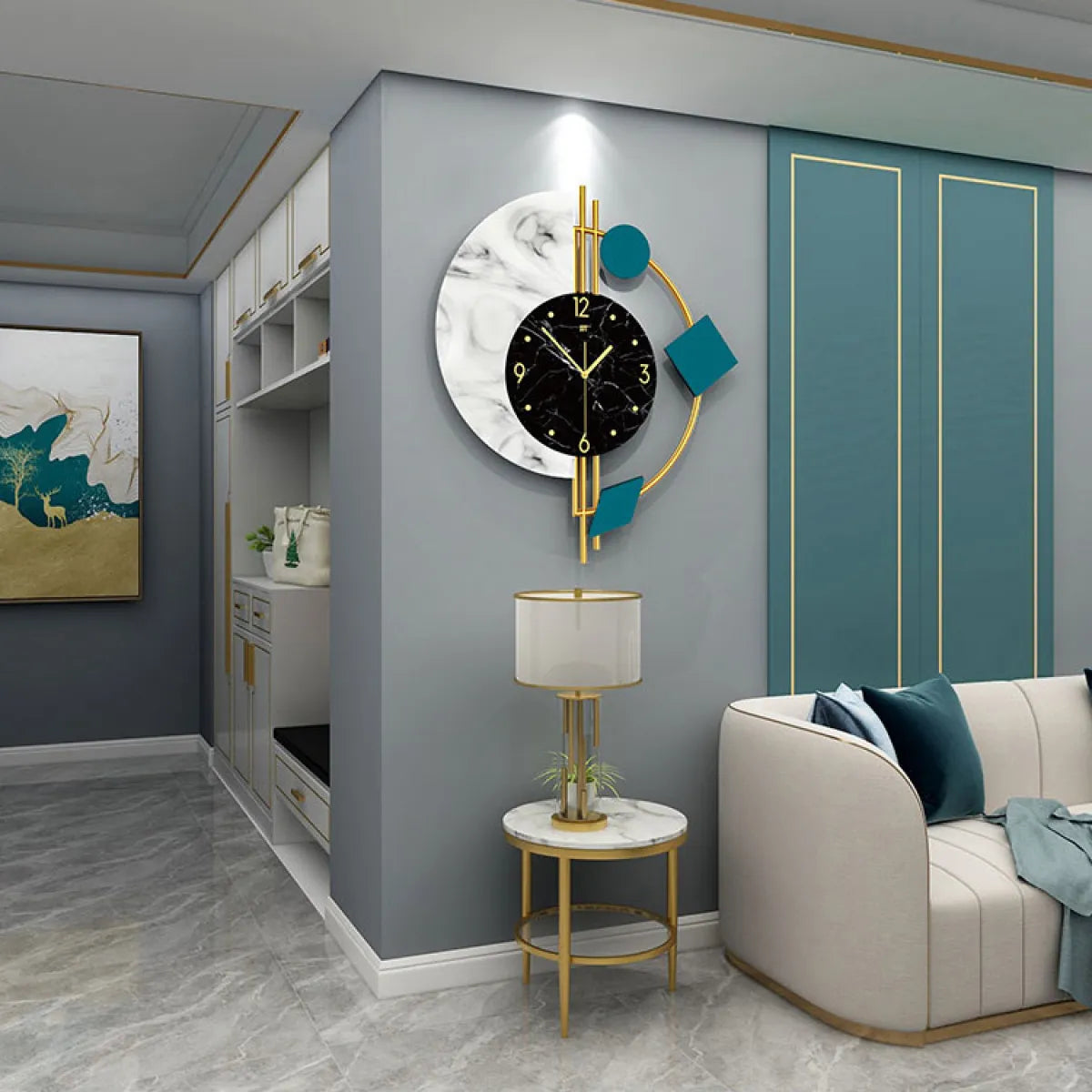 Creative Quartz Wall Clock Decor